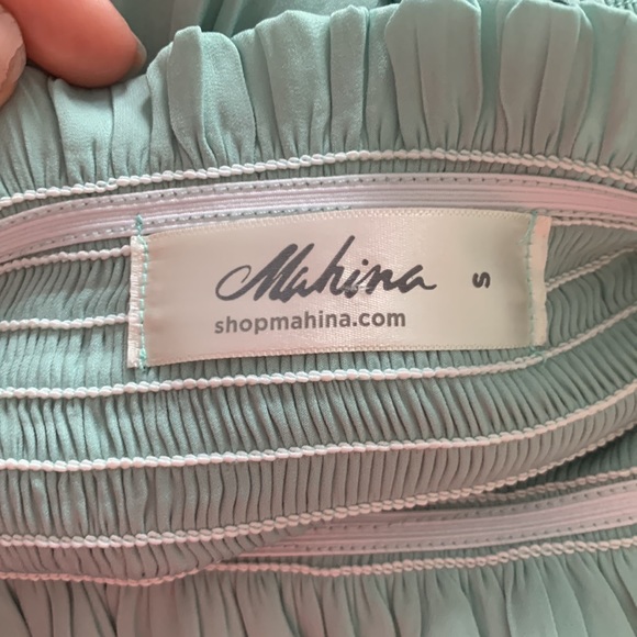 Mint green ruffle skirt - Picture 2 of 2